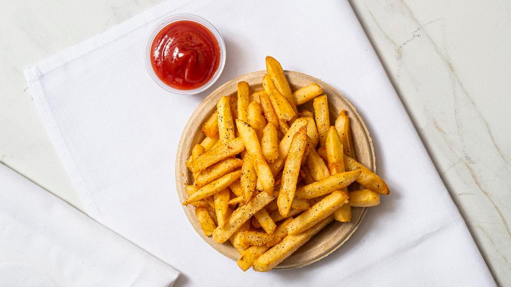 Seasoned French Fries · Vegan.