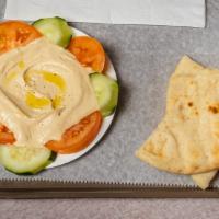 Hummus With Pita · Vegan.