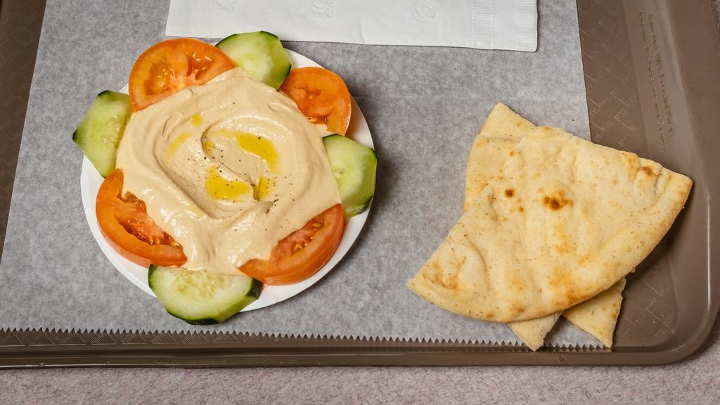 Hummus With Pita · Vegan.