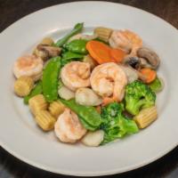 Shrimp W. Mixed Vegetables · 