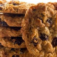 Vegan Oatmeal Chip Cookies · Plant based oatmeal cookies delivers the same great tasted of our moist oatmeal cookies with...
