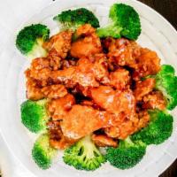 General Tso'S Chicken (Spicy) · Spicy. Chunk of chicken breaded and deep fried in an amazing sweet spicy sauce bedded with f...