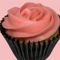 Sweet Pink Vanilla · Vanilla cake with a pink vanilla frosting.
Note: frosting color may vary; usually, but not a...