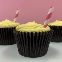 Pink Lemonade  · Strawberry cake with a lemon curd filling and a lemon frosting.