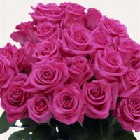 30 Large- Hot Pink Rose Bouquet  · Send a bouquet of Hot pink roses to light up someone's day! These fresh roses are a beautifu...