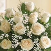 Fancy White Roses · Fancy Long-stem white roses are just the gift when you want to send them all the grace, soph...