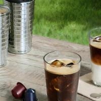 Iced Americano · Americano is an espresso with hot water.