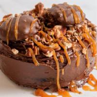 Turtle · Our turtle cheesecake is a chocolate lovers dream with an oreo crust and a creamy chocolate ...
