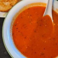 Tomato Dill (Cup) · A silky combination of diced tomatoes, onions, celery, fresh heavy cream and an assortment o...