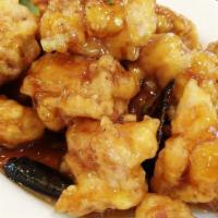 General Tso'S Shrimp 左宗虾（大 · Hot and spicy.