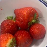 Side Fresh Strawberries · Fresh Strawberries