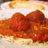 Spaghetti And Meatballs · Original Italian Pie Meatballs Smothered in Our Signature Marinara Sauce and Served on a Bed...