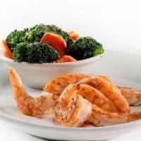 Grilled Shrimp (8 Pieces) · Eight grilled shrimp served with tartar sauce and a side.  Calories calculated based  on a s...