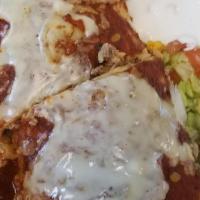 Burrito · All burritos have beans bean and cheese, additional charge for) beef, chicken, shredded beef...