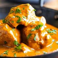 Chicken Tikka Masala · Chicken marinated with fresh ginger, garlic, and mild spices and cooked in flavored curry sa...