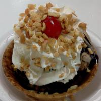 Atlantic City'S Favorite · We start with a waffle bowl, add a couple of warm brownies, top with Coffee ice cream, add H...
