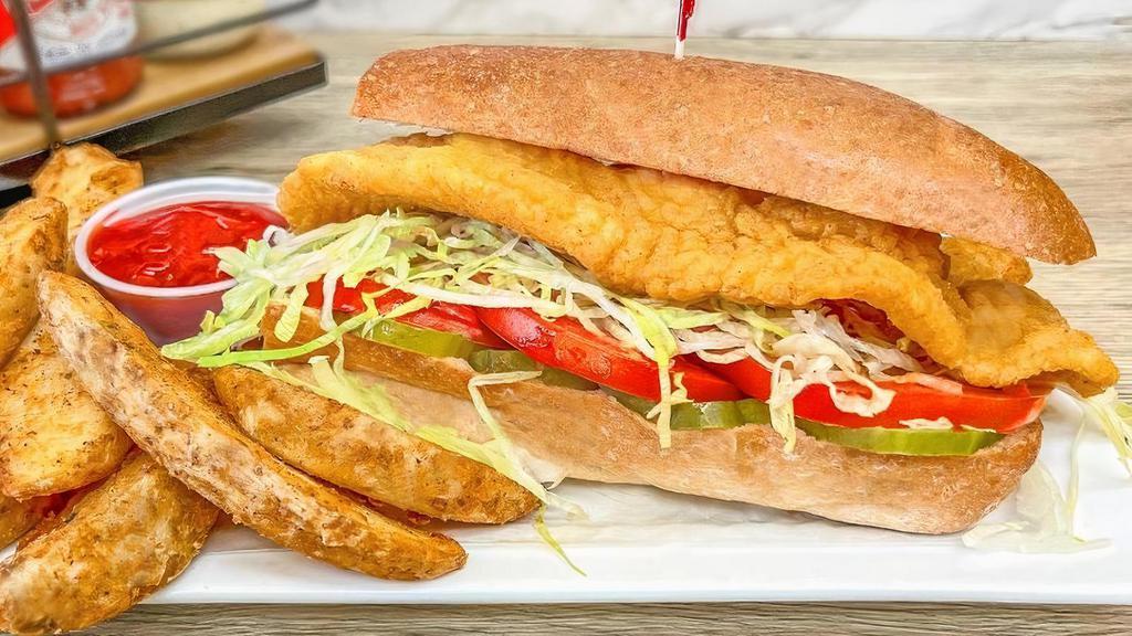 Fish Sandwich Combo · 6