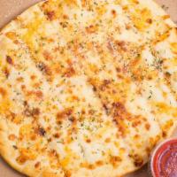 Cheese Sticks · Topped with garlic butter, mozzarella cheese and sprinkled with Parmesan cheese. Served with...