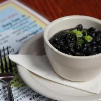 Side Black Beans · Seasoned with our secret spice blend!
