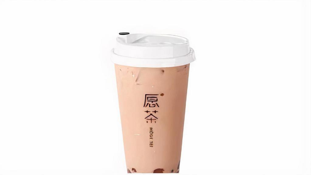 Dahongpao Bubble Milk Tea / 金凤珍珠奶茶 · Freshly Made Dahongpao(Oolong tea) and creamer comes with Boba