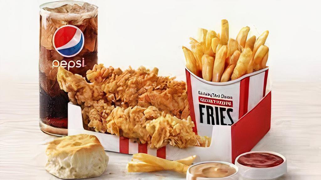 4 Tender Combo · With sauce.
