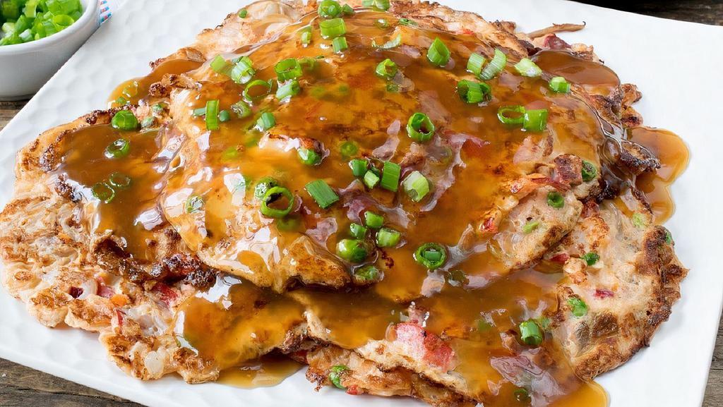 Vegetable Egg Foo Young菜元旦 · Onion, egg, Chinese vegetables, peas, carrots, and broccoli. Served with white rice and gravy. With white rice. With fried rice 2.00 extra or noodles $3.00 extra