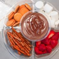 Chocolate Fondue For Two Package · One fondue to share, choice of a beverage  (for each person) from the cooler, coffee, hot ch...