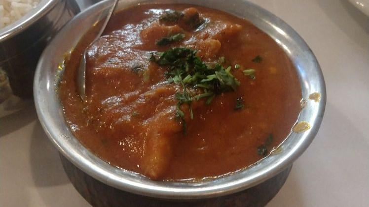 Chicken Curry · Prepared in rich, aromatic traditional Indian curry sauce.