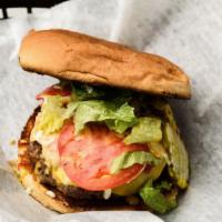 Cooperstown Char-Burger · 1/2lb. Of 80/20 angus beef cooked to temperature of your liking. Dress it your way with chee...