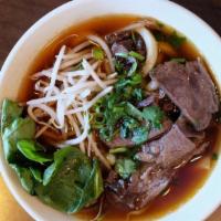 Pho · Rice noodle with beef and bean sprouts in soup