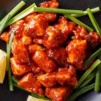 Dirty Dawg Wings - Boneless · Boneless wings oven-baked, cooked to order perfectly crisp, tossed with your choice of delic...