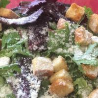 Caesar Salad · Parmesan cheese, garlic croutons, caesar dressing.