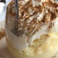Rizogalo Rice Pudding · Vegetarian. Our homemade rice pudding sprinkled with cinnamon.