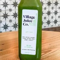 Get Real · Organic kale, organic spinach, organic cucumber, organic celery, organic parsley, lemon, org...