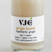 Ginger Bomb · cold pressed immunity shot. ginger. 2 oz