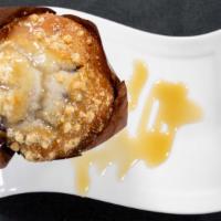 Blueberry Muffin · A Warm From Scratch Blueberry Cream Muffin 
Ingredients: flour, baking powder, baking soda, ...