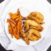 Wings Combo (10 Pcs.) · Combo includes fries and a medium drink.