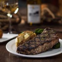 Delmonico · 16 oz. aged choice Chicago beef, fire-grilled just the way you like it. Served with sautéed ...