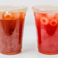 Issa Capri Drink · 16 oz. Drink choices are Strawberry Watermelon, Mango Tea.