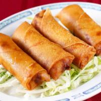Shanghai Spring Roll · Two pieces.