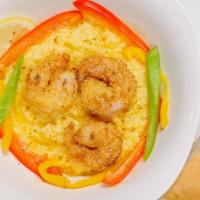 Shrimp & Cheese Grits · Sauté mixed peppers. specify spicy or not ; no side items included