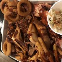 3 Meat Platter · Choice of 3 meats and 3 side items.