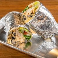 Burrito · Your choice of meat or veggies wrapped in a flour tortilla with rice, beans, and topped with...