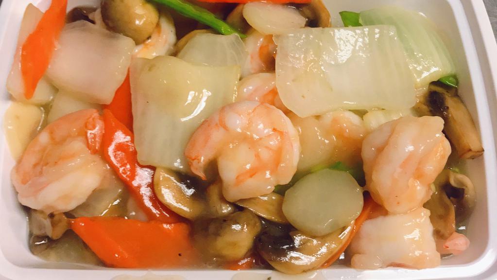 Shrimp With Chinese Vegetable白菜虾 · 
