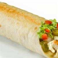 Jalapeno Ranch Chicken Wrap · With pepper jack, jalapenos, lettuce, tomatoes and spicy ranch.