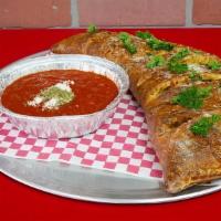 Large Calzone · With 2 topping.