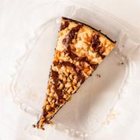 Cheesecake · A slice of rich decadent cheesecake