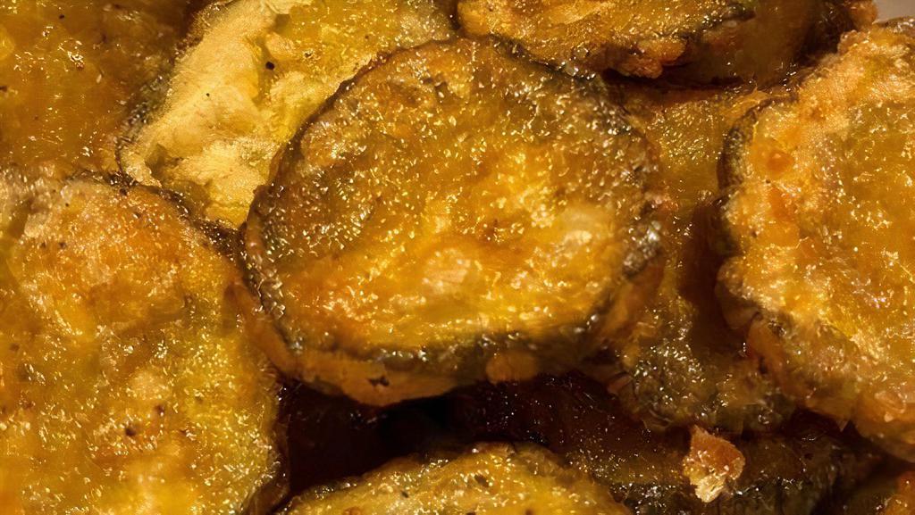 Momma'S Fried Pickles · House Made, Fried Bread & Butter Pickles