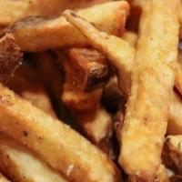 Large French Fries · Hand cut french fries, fried to perfection and covered in our signature dry rub.