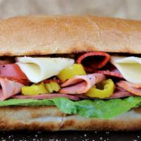 Ham & Cheese · 98% fat free, low salt. 430/810 cal.

Your zero's sub will be dressed with fresh provolone c...
